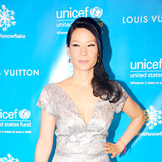 Lucy Liu in The lighting of the UNICEF Snowflake - Arrivals