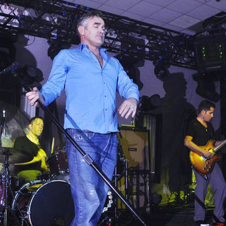 Morrissey in Morrissey Performing Live in Concert at The National Stadium