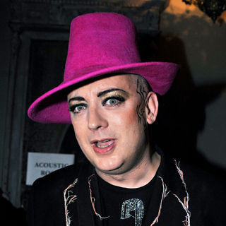 Boy George in Get Tested! charity performance
