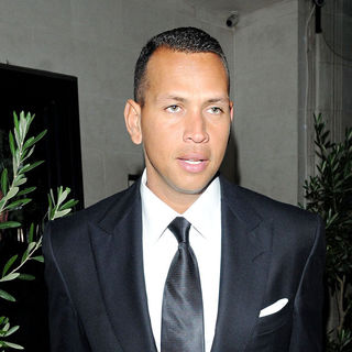 Alex Rodriguez in Alex Rodriguez leaving Scott's restaurant