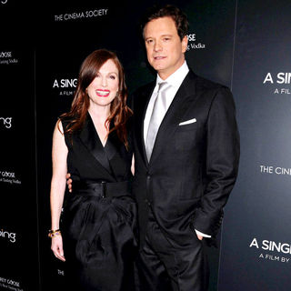 Colin Firth, Julianne Moore in A special screening of 'A Single Man' hosted by The Cinema Society and Bing