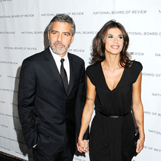 George Clooney, Elisabetta Canalis in National Board of Review of Motion Pictures Awards Gala - Arrivals