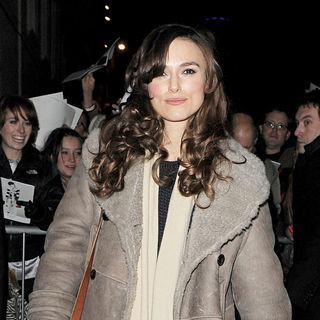 Keira Knightley in Keira Knightley leaving the Comedy Theatre after her performance 'The Misanthrope'