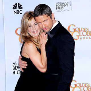 Jennifer Aniston, Gerard Butler in 67th Golden Globe Awards - Press Room
