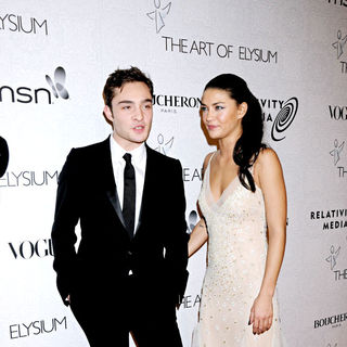 Jessica Szohr, Ed Westwick in The 3rd Annual Art of Elysium Gala - Arrivals