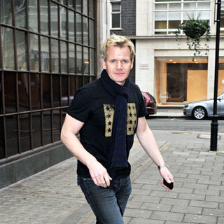 Gordon Ramsay in Gordon Ramsay leaving the BBC Radio One studios