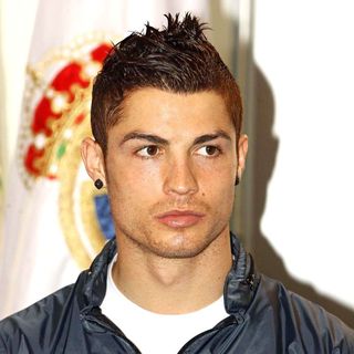 Cristiano Ronaldo in Press Conference announcing an agreement between Real Madrid and their home city's communities