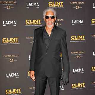 Morgan Freeman in LACMA and Warner Bros present An Evening with Clint Eastwood