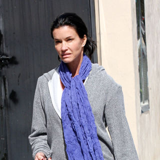 Janice Dickinson in Janice Dickinson out for a walk in West Hollywood