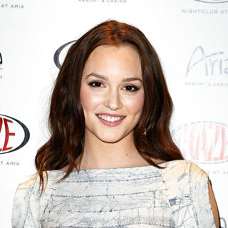 Leighton Meester in Leighton Meester arriving to perform at Haze Nightclub