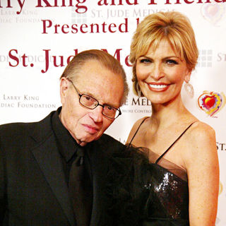 Larry King, Shawn Southwick in Larry King and Shawn Southwick-King host their annual St Jude's Medical Fundraiser