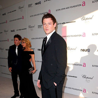 Cory Monteith in 18th Annual Elton John AIDS Foundation Academy Awards (Oscars) Viewing Party - Arrivals
