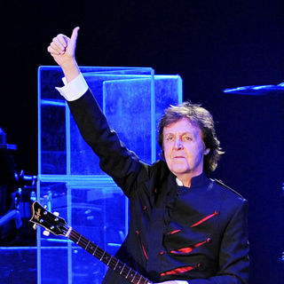 Paul McCartney in Paul McCartney performs live at the Sun Life Stadium