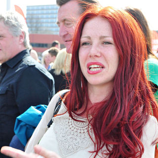 Monica Ward Queues for The 1st Day of 'The X Factor' Series 7 Auditions