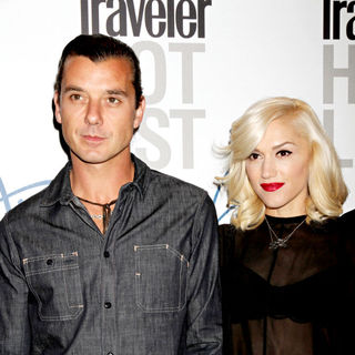 Gavin Rossdale, Gwen Stefani in Conde Nast Traveler Hot List Party
