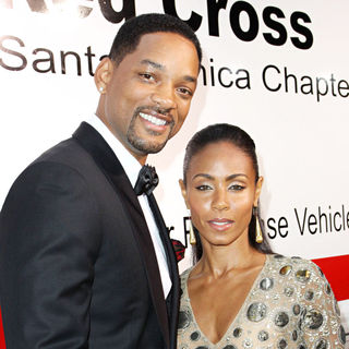 Will Smith, Jada Pinkett Smith in The American Red Cross Red Tie Affair Fundraiser Gala