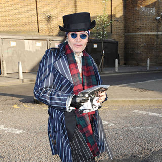 Adam Ant in The Wake of Malcolm McLaren in Camden Town