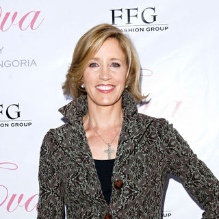 Felicity Huffman in 'Eva' by Eva Longoria Fragrance Launch Party