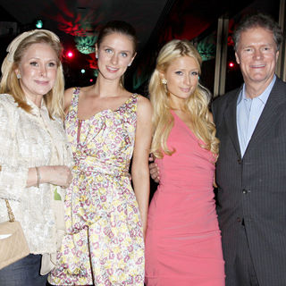 Kathy Hilton, Nicky Hilton, Paris Hilton, Rick Hilton in Fashion Designer Gilbert Chagoury Hosts His First Ever Runway Show - Reception