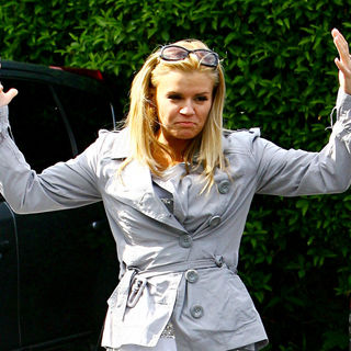 Kerry Katona in Kerry Katona Accompanied by A Film Crew, Goes for Lunch at A Beefeater Restaurant