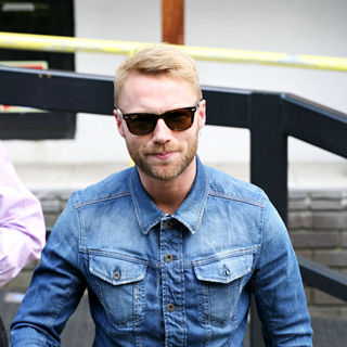 Ronan Keating, Boyzone in Celebrities Outside The ITV Television Studios