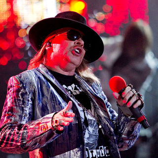 Axl Rose in Guns N' Roses Performing at The Olympiysky