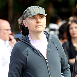 Billy Corgan in Celebrities Arriving at The Staples Center to Watch Los Angeles Lakers vs. Boston Celtics Game 7 - wenn2892953