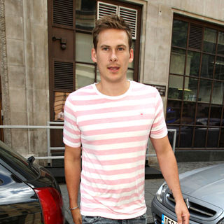 Lee Ryan in Lee Ryan Leaving The BBC Radio 1 Studios