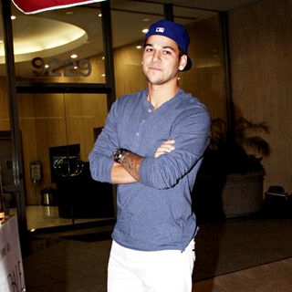 Rob Kardashian in Rob Kardashian Outside Trousdale Night Club in West Hollywood