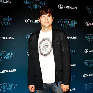 Ashton Kutcher in The Darker Side of Green Debate Series Moderated by Andy Samberg