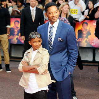 Jaden Smith, Will Smith in UK Film Premiere of Karate Kid