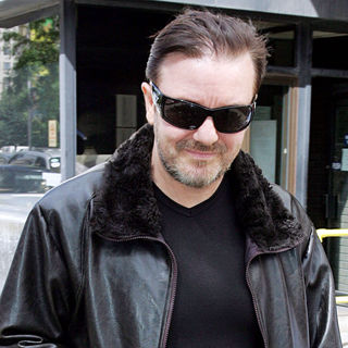 Ricky Gervais in Ricky Gervais Outside The ITV Studios