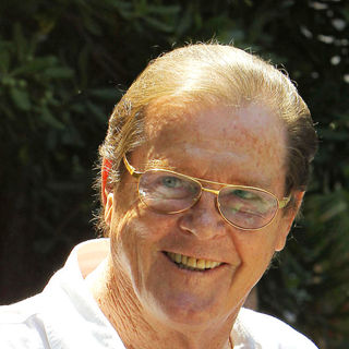 Roger Moore on Holiday with Kristina Tholstrup in Saint-Paul