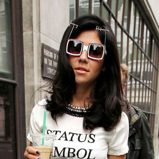 Marina and the Diamonds in Marina and the Diamonds Arrives at The BBC Radio 1 Studios