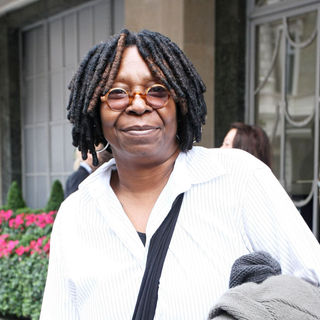 Whoopi Goldberg Outside Claridges Hotel in Central London