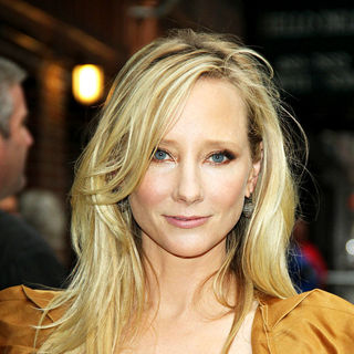 Anne Heche in Celebrities Outside The Ed Sullivan Theater for 'The Late Show with David Letterman'