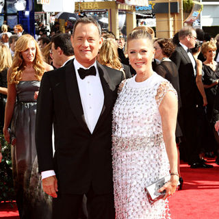 Tom Hanks, Rita Wilson in The 62nd Annual Primetime Emmy Awards