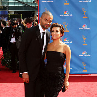 Tony Parker, Eva Longoria in The 62nd Annual Primetime Emmy Awards