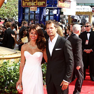 Brooke Burke, David Charvet in The 62nd Annual Primetime Emmy Awards