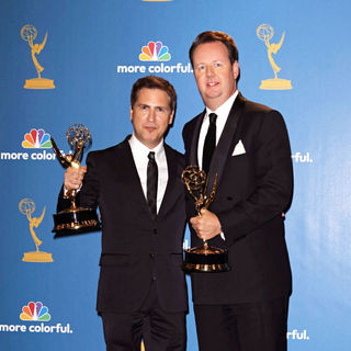 Dave Boone, Paul Greenberg in The 62nd Annual Primetime Emmy Awards - Press Room