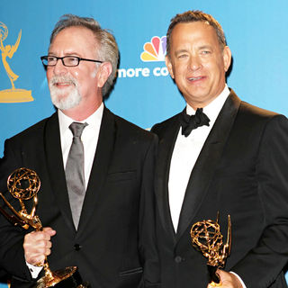 Tom Hanks in The 62nd Annual Primetime Emmy Awards - Press Room