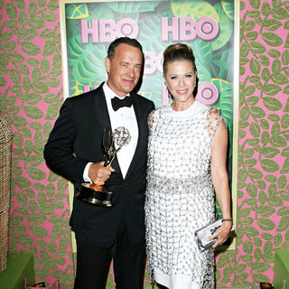 Tom Hanks, Rita Wilson in HBO's 62nd Annual Primetime Emmy Awards After Party - Arrivals
