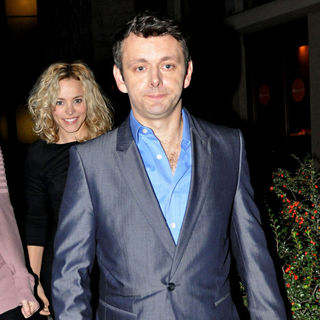 Rachel McAdams, Michael Sheen in Rachel McAdams and Michael Sheen Leaving The Theatre After The Screening of 'Beautiful Boy'