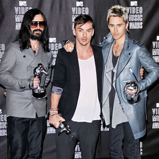 30 Seconds to Mars in The 2010 MTV Video Music Awards (MTV VMAs) - Press Room