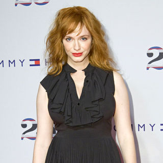 Christina Hendricks in Tommy Hilfiger 25th Anniversary Celebration