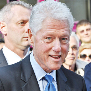 Bill Clinton in Bill Clinton Taking A Stroll Down Broadway After Appearing on 'The Late Show with David Letterman'