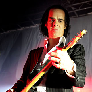 Nick Cave in Grinderman Performing at The Manchester Academy