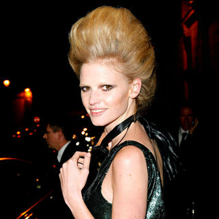 Lara Stone in Paris Fashion Week - Vogue 90th Anniversary Party