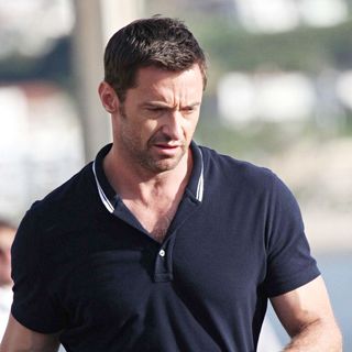 Hugh Jackman in Hugh Jackman Shoots A Commercial for Lipton