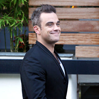 Robbie Williams in Robbie Williams at The ITV Studios